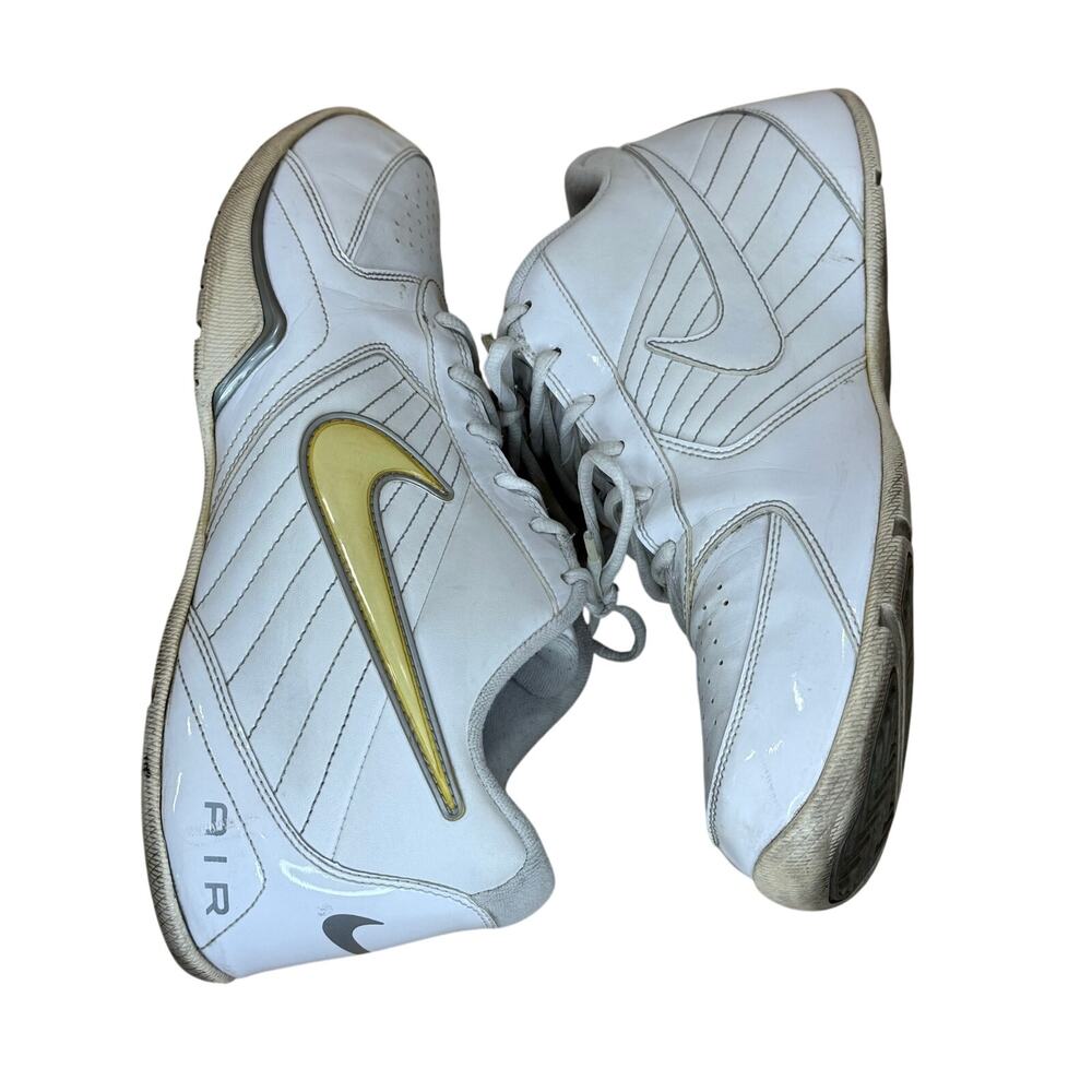 Nike Air Baseline Low Shoes Men’s 10.5 White Yellow Basketball Athletic 2011